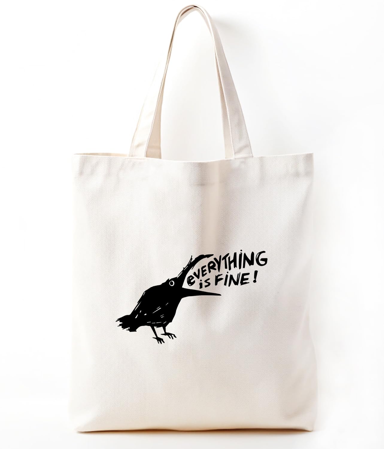 Amazon.com - Zeghk Crow Canvas Tote Bag for Women, Crow
